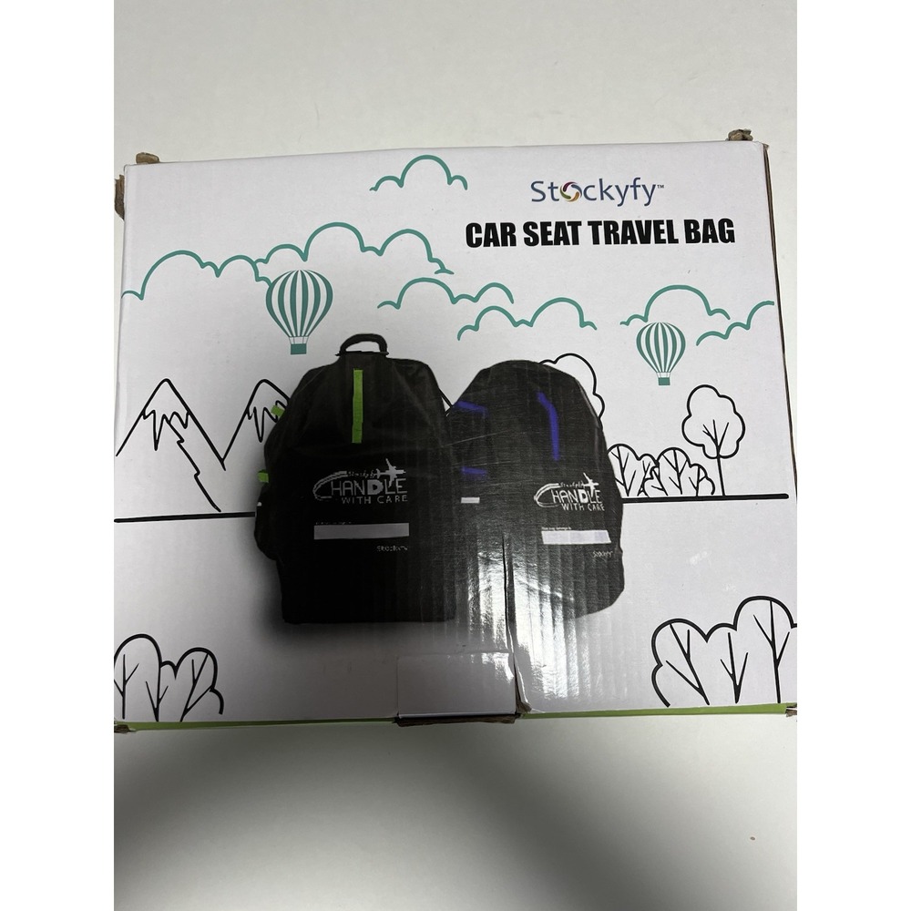 Car Seat Cover Canvas Bag for Travel keeps seat clean size 34x18x18 Stockyfy